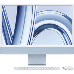 Apple iMac 24" (M3 8C CPU, 10C GPU, 2023) 8Gb/512Gb (blue) (MQRR3)