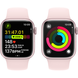 Apple Watch Series 9 (GPS) 41mm Aluminum Case (pink) with Sport Band (light pink) - S/M (MR933)