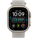 Apple Watch Ultra (4 Gen, 2026) (GPS+Cellular) 49mm Titanium Case (natural) with Ocean Band (translucent grey) - One Size, 130-200mm (MJAD4QI/A)