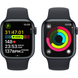 Apple Watch Series 9 (GPS) 41mm Aluminum Case (midnight) with Sport Band (midnight) - S/M (MR8W3QP/A)