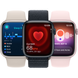 Apple Watch Series 9 (GPS) 41mm Aluminum Case (red) with Sport Band (red) - S/M (MRXG3)