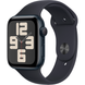 Apple Watch SE (2 Gen, 2023) (GPS) 44mm Aluminum Case (midnight) with Sport Band (midnight) - S/M (MRE73)