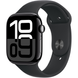 Apple Watch Series 10 (GPS) 46mm Aluminum Case (jet black) with Sport Band (black) - S/M (MWWP3)