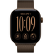 Apple Watch Series 12 (GPS+Cellular) 42mm Aluminum Case (dark bronze) with Milanese Loop (dark bronze) - One Size, 130-180mm (MKDK4RK/A)