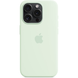 Apple Silicone Case with MagSafe - Apple iPhone 15 Pro (soft mint) (MWNL3ZM/A)