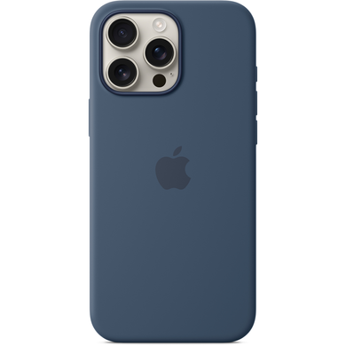 Apple Silicone Case with MagSafe - Apple iPhone 16 Pro Max (denim) (MYYU3ZM/A)