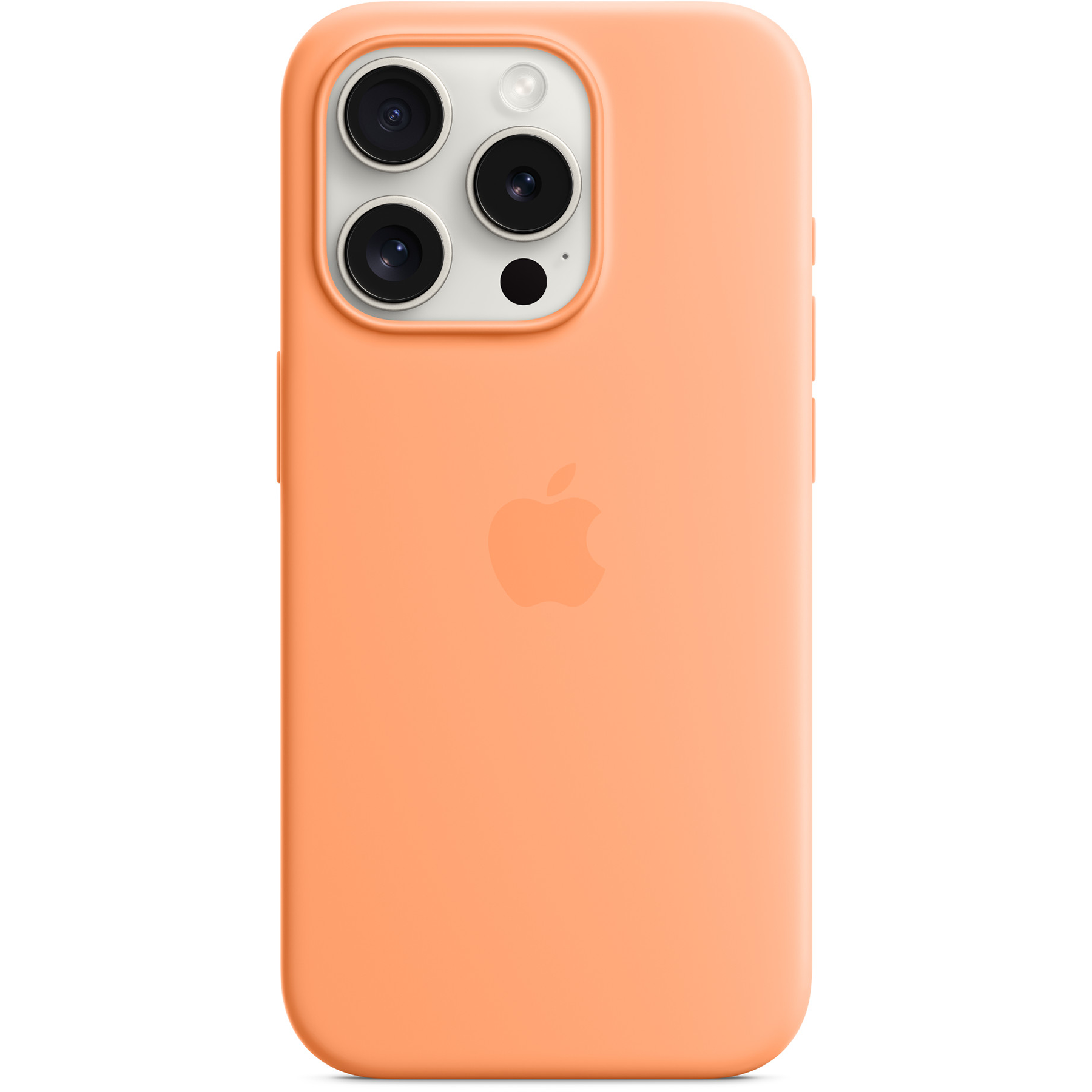 Apple Silicone Case with MagSafe - Apple iPhone 15 Pro (orange sorbet) (MT1H3ZM/A)