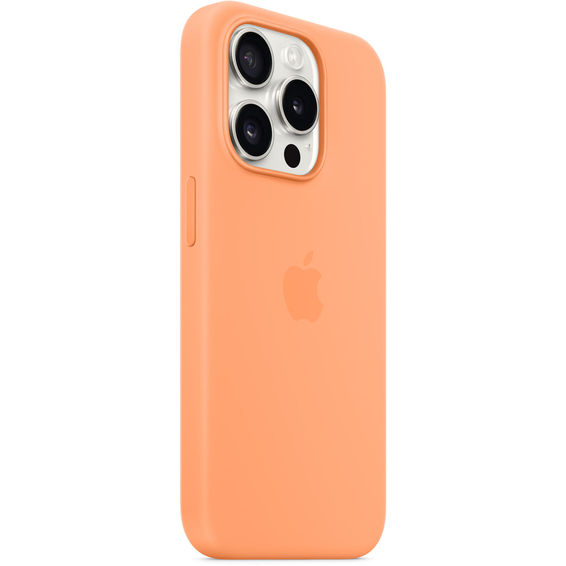Apple Silicone Case with MagSafe - Apple iPhone 15 Pro (orange sorbet) (MT1H3ZM/A)