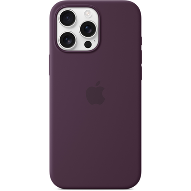 Apple Silicone Case with MagSafe - Apple iPhone 16 Pro Max (plum) (MYYW3ZM/A)