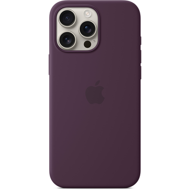 Apple Silicone Case with MagSafe - Apple iPhone 16 Pro Max (plum) (MYYW3ZM/A)