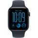 Apple Watch SE (3 Gen, 2026) (GPS) 44mm Aluminum Case (midnight) with Sport Band (navy blue) - S/M, 140-190mm (MJL74RK/A)