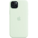 Apple Silicone Case with MagSafe - Apple iPhone 15 Plus (soft mint) (MWNG3ZM/A)