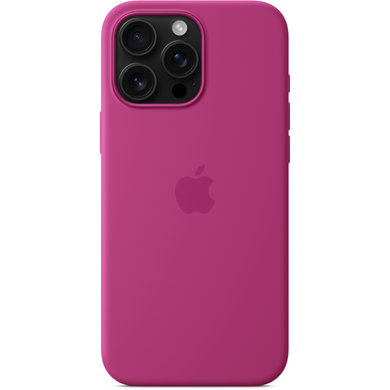 Apple Silicone Case with MagSafe - Apple iPhone 16 Pro Max (fuchsia) (MYYX3ZM/A)