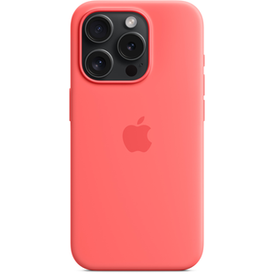 Apple Silicone Case with MagSafe - Apple iPhone 15 Pro (guava) (MT1G3ZM/A)