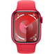 Apple Watch Series 9 (GPS) 41mm Aluminum Case (red) with Sport Band (red) - S/M (MRXG3QP/A)