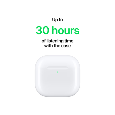 Apple AirPods (4 Gen, 2024) with Charging Case (USB-C) (MXP63)