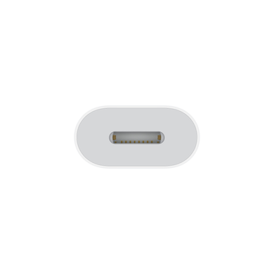 Apple Adapter USB-C to Lightning (white) (MUQX3ZM/A)