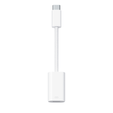 Apple Adapter USB-C to Lightning (white) (MUQX3ZM/A)