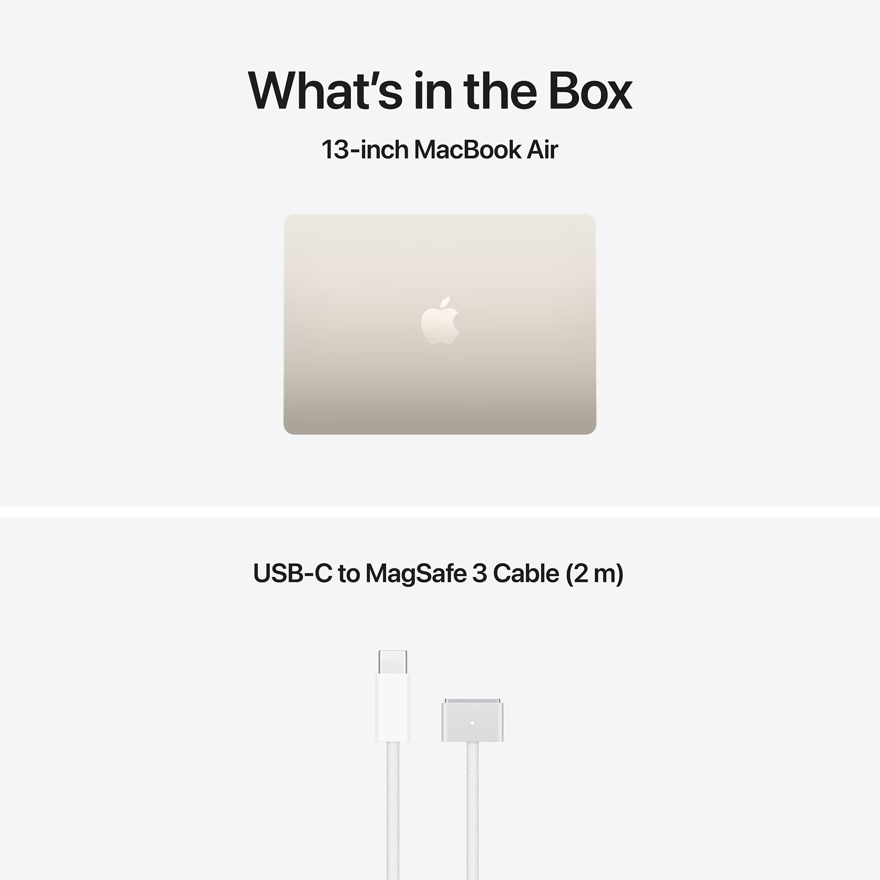 Apple MacBook Air 13,6" (M5 10C CPU, 10C GPU, 2026) 24Gb/1Tb (starlight) (MDHD4UA/A)