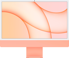 Apple iMac 24" Retina 4,5K (M1 8C CPU, 8C GPU, 2021) 8/256Gb (orange) (Z132)
