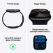 Apple Watch Series 10 (GPS) 46mm Aluminum Case (jet black) with Sport Band (black) - M/L (MWWQ3)